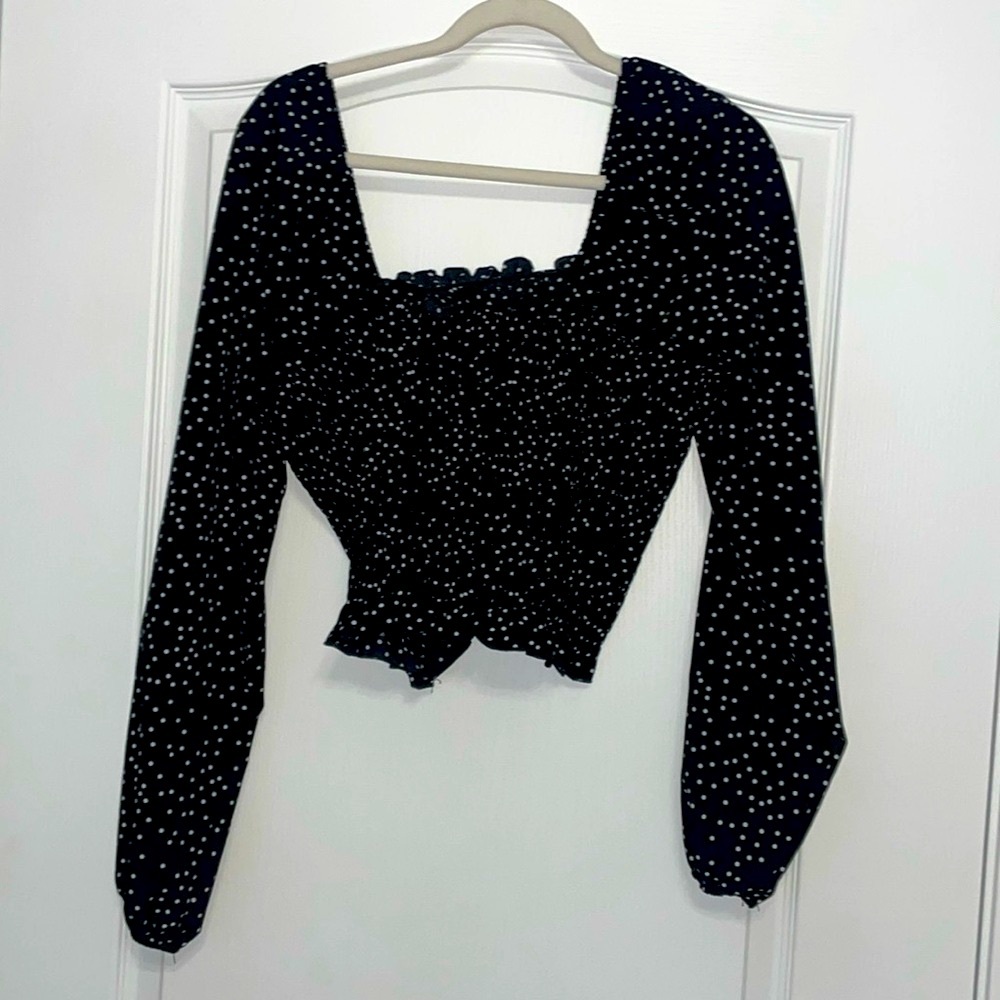 Polka-dot Blouse